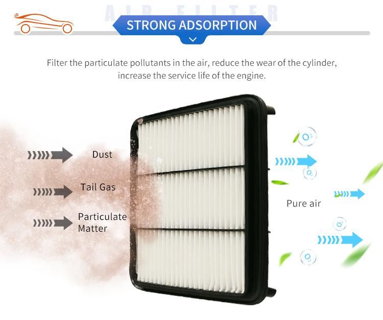 Wholesale Auto Car Spare Parts Engine Air Filter Price 16546-0t006