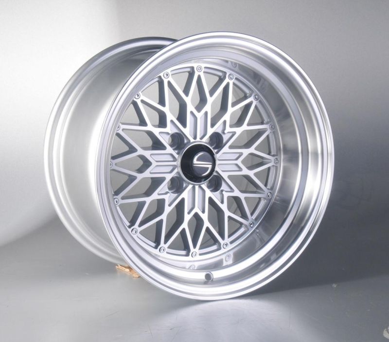 Silver 15inch Double Lip Wheel Rim Tuner
