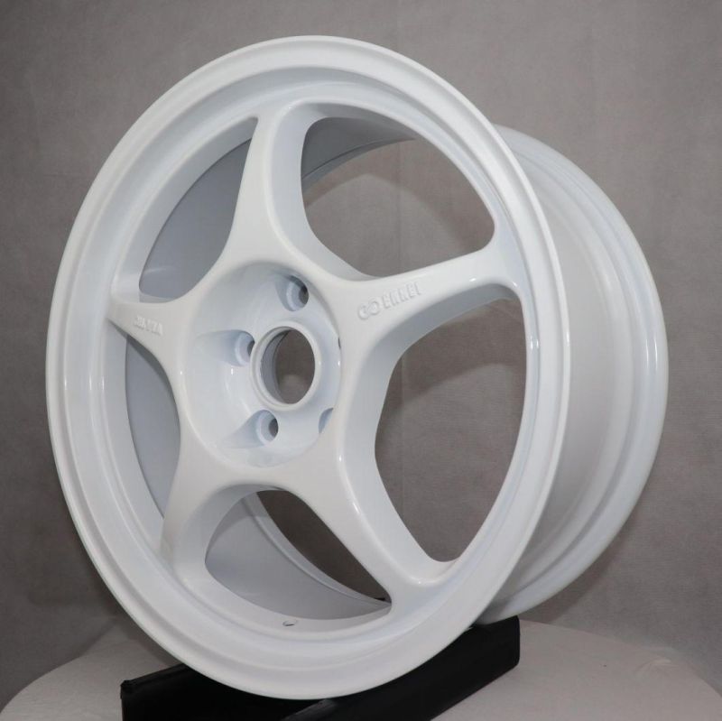 China Factory Concave White Color 17 Inch Aluminium Alloy Wheels Alloy Rim