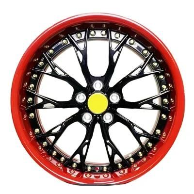 2022 New Design Doublock Forged Wheel Rims for Sport Car