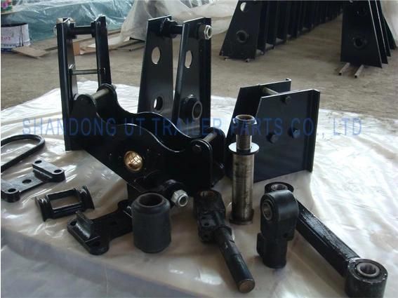 BPW Type Mechanical Suspension Four Axle Overlung / Underslung with Leaf Spring