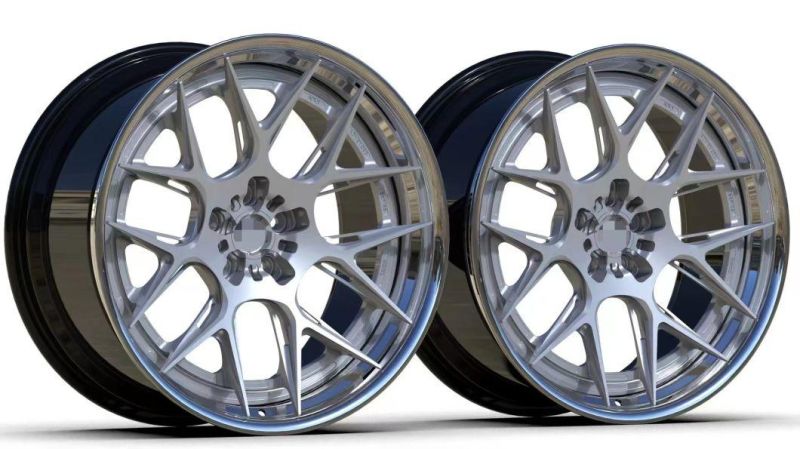 2-Piece Alloy Car Rim, 18 19 20 21 22-Inch Forged Car Wheels