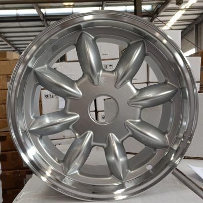 Perfect Performance 15/16 Inch Silver Bearing Car Rims for Racing SUV Deep Dish Wheels Hub Rims