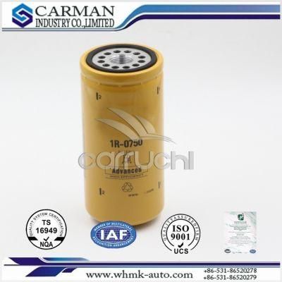 Engine Parts Fuel Filter (1R-0750) for Caterpillar, for Cummins Engine, Hydraulic Fuel Filter