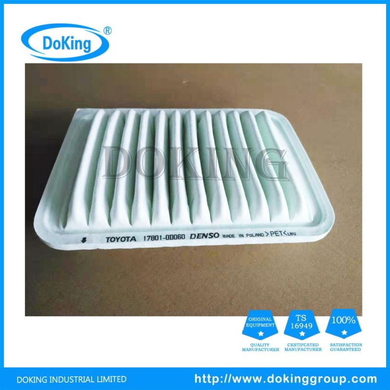 Auto Spare Part Wholesale Car Parts Air Filter 17801-0d060 in Russia Market Original Quality