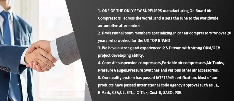 X250 Car Suspension Air Compressor Air Ride Suspension Compressor