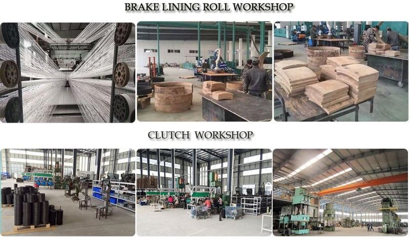 Asbestos Woven Resin Brake Lining Roll with White Color
