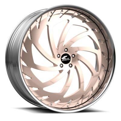 18-24 Inch Forged Car Wheels 2 Pieces with Customer Logo and Design