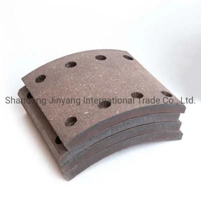 Sinotruk Weichai Spare Parts HOWO Shacman Heavy Duty Truck Chassis Parts Factory Price Brake Pad Brake Lining Wg9200340068