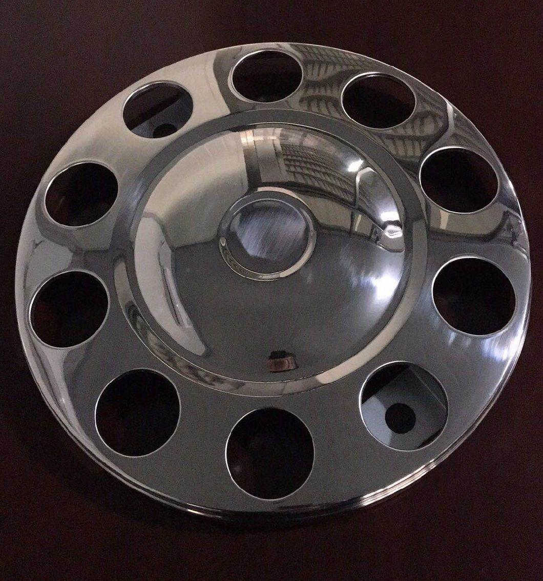 22.5′′universal Steel Stainless Truck Wheel Hub Covers Stud Protector Disc Cover for European Trucks PCD 335mm