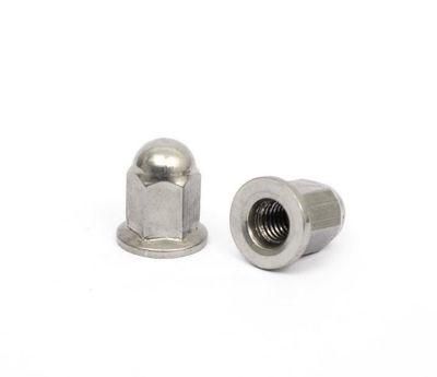 M6X22 M8X25 Steel Chromed Flange Dome Lug Nut