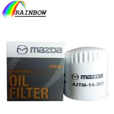 Aj57-14-302 Aj04-14-302 Custom Free Sample Auto Oil Car Engine Filter for Mazda