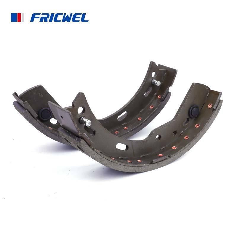 OEM Shoe South America Shoes Semi-Metal Non-Asbestos Green Particle Brake Lining for All Kinds of Cars