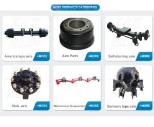 Axle - Trailer Axle 6 Holes 16t Axle Manufacturer