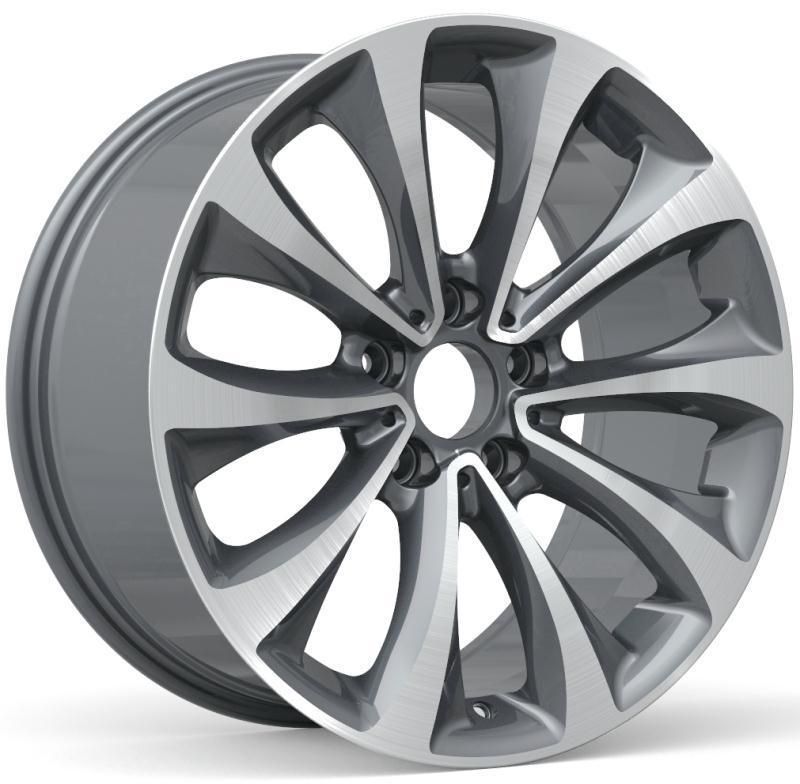 Aluminum Alloy Wheel with Gun Metal Machined Face Forging