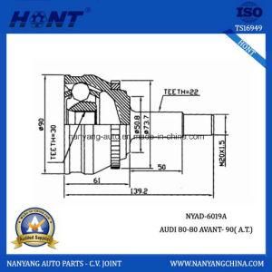 Half-Drive Axle Part: C. V. Joint with 45 ABS