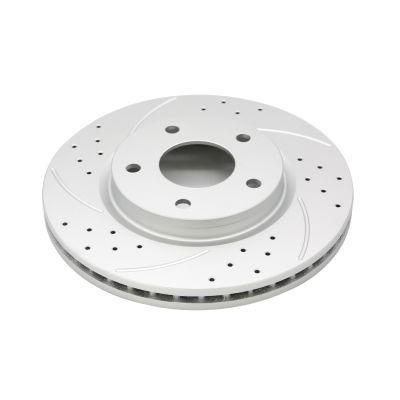 Painting Geomet Rotor Brake Disc Slotted and Drilled 42431-0f010 for Corolla Verso