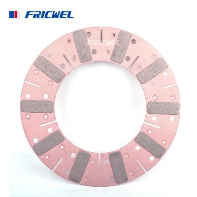 Fricwel Auto Parts Friction Pad Sintered Clutch Racing Disc Copper Friction Pad Sintered Copper Racing Disc Factory Price 11004