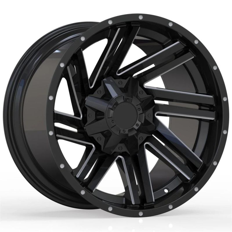 J882 JXD Brand Auto Spare Parts Alloy Wheel Rim Aftermarket Car Wheel