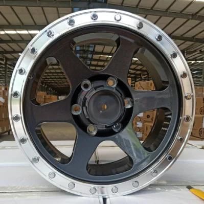 Wholesale Production Order Direct Sales 16X8.0 6X139.7 Alloy Wheel Rim for Car Aftermarket Design with Jwl Via