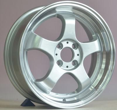 OEM/ODM 16/17 Inch 4X100 PCD Black/Silver for Passenger Car Wheel Car Tire Aftermarket Aluminum Alloy Wheel