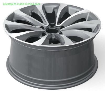Aluminum Alloy Wheel with Gun Metal Machined Face Forging