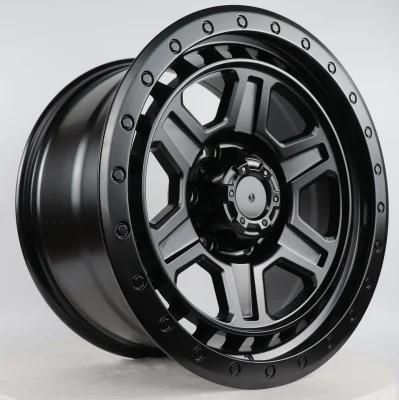 Professional Custom Rims 17 Inch 6 Holes 6X114.3 Alloy Car Wheels with Rivets
