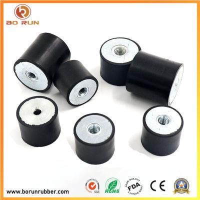 Double Head Screw Rubber Mounts Damper Vibration Damping and Cylindrical Isolation Mounts