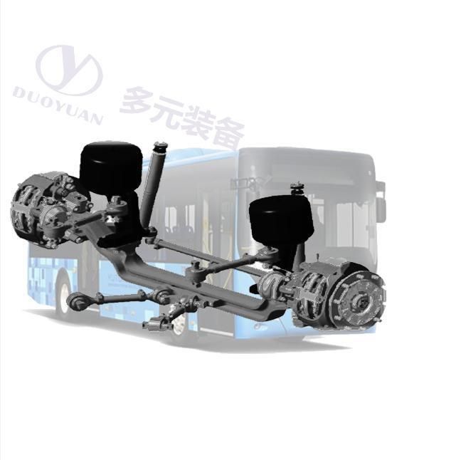 Rear Axle Assembly Parts Bus Driven Axle Yutong Bus Axle Part with Electric Brake Assembly Low Floor Type Axl Air Bag for Coach /Car