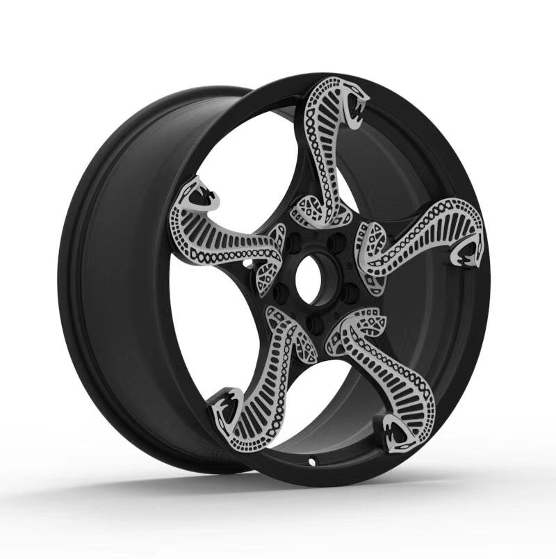 1 Piece Monoblack Forged Customized Alloy Wheel Rim