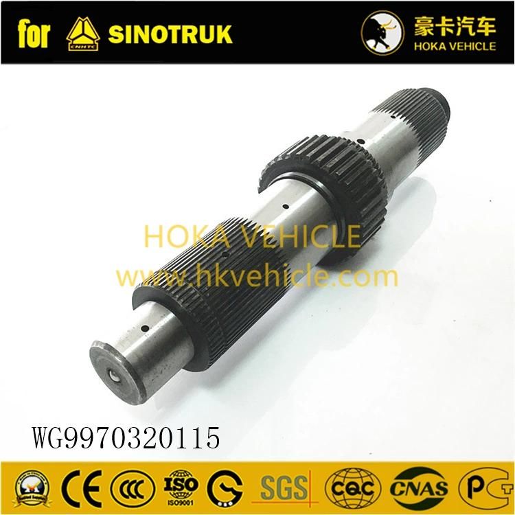 Original Sinotruk HOWO Truck Spare Parts Input Shaft Wg9970320115 for HOWO 70t Mining Dump Truck