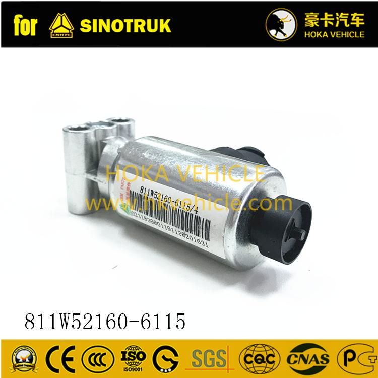 Original Sinotruk HOWO Truck Spare Parts Electromagnetic Valve 811W52160-6115 for HOWO T7h Heavy Truck