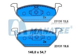 Front Disc Brake Pads for Volkswagen Polo 1J0 698 151