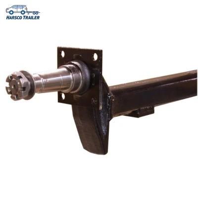 Trailer Drop Axles-50mm Square Beam Size-45mm Round Stub Axlesize-2000kg Capacity-100mm Dh