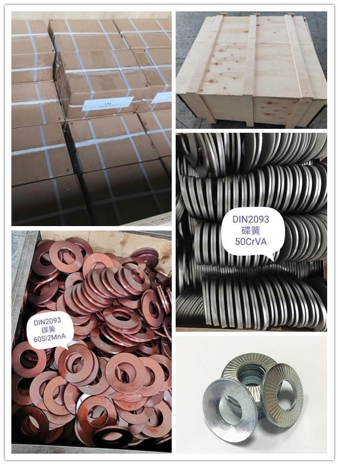 Factory Wholesale Inconel X750 50CRV Helical Washer Disc Spring with DIN 2093