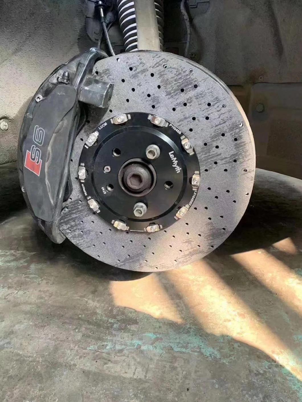 Carbon Ceramic Brake Rotor 410*34D73 CCM Brake System Updated Auto Parts for Aftermarket / Car Modification / Customized Sizes