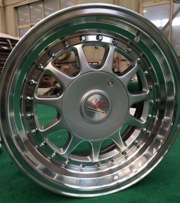 Superior Quality New Design Silver Machined Face Shinja Deep Lip Alloy Wheels