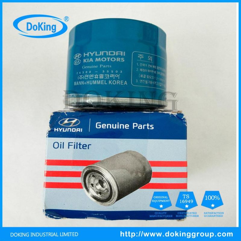 Factory Best Selling Hundai Oil Filter 26300-35503