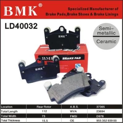 Premium Quality Front Brake Pads (LD40031) for Audi, Porsche, Touareg