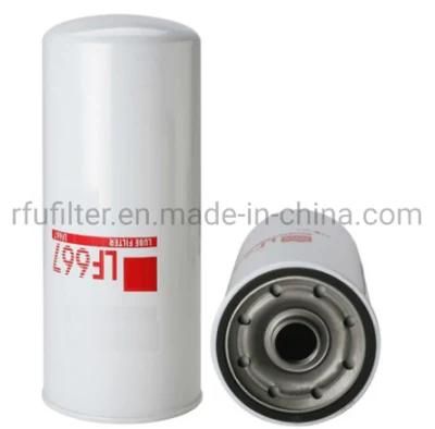 Spare Parts Oil Filter Lf667 for Excavator Engine Parts