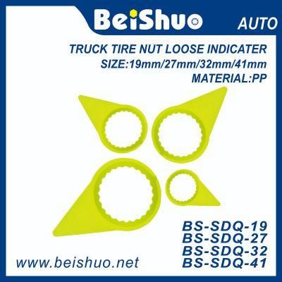 Car Truck Auto Spare Parts Adjustable Loose Wheel Nut PP Plastic Safety Check Indicator