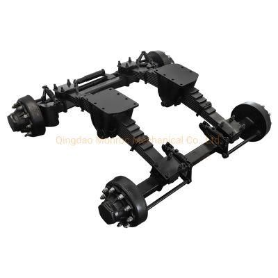 Agricultural Bogie Suspension with Steering Alxe 22T 110square\Leaf Spring