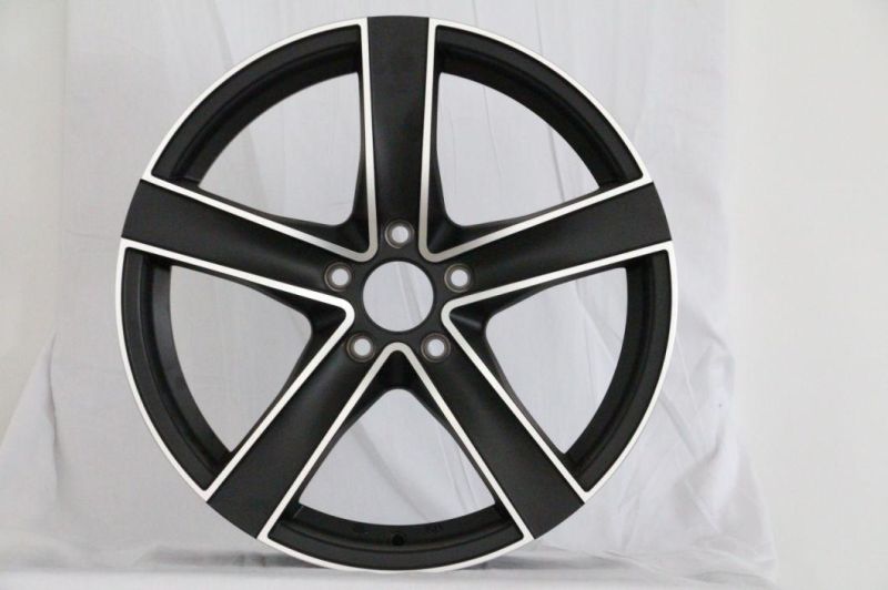 18X8.0 Black 5spoke Alloy Wheel Replica