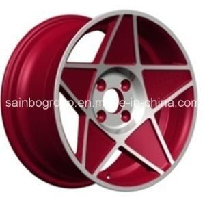 Red Car Alloy Wheel Concave Wheel Rim