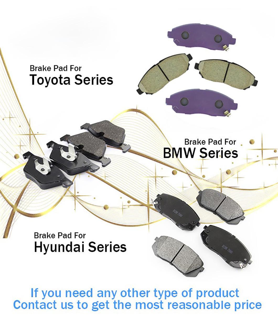 Auto Brake Systems Semi-Metal Ceramic Brake Pads