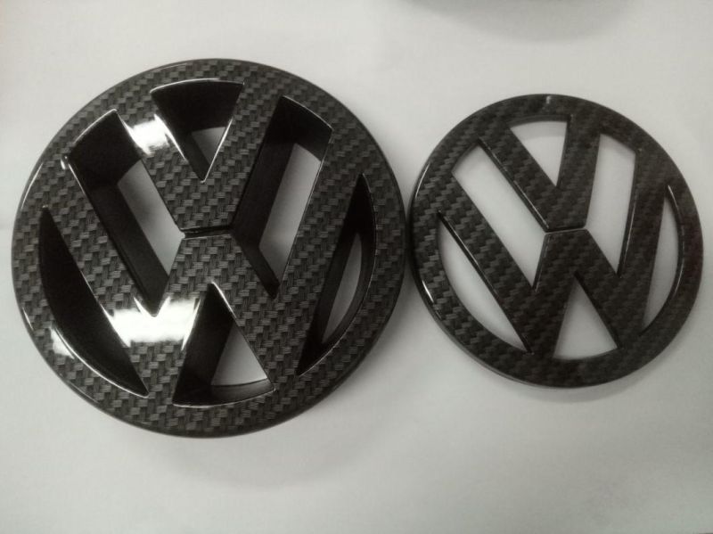 Golf 5 GTI carbon fiber Front Grill Emblem rear car emblem