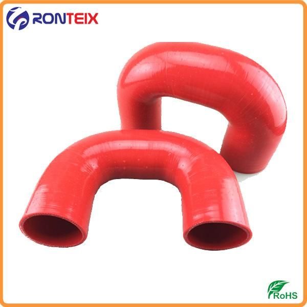 180 Degree Blue/Red/Black U Shape Silicone Hose