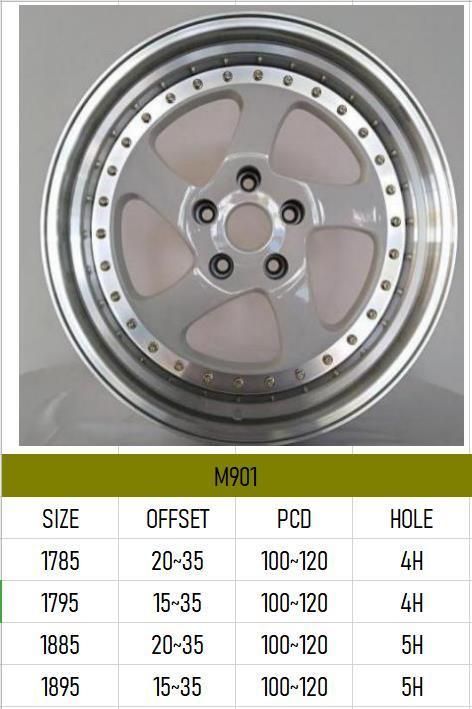 M901 Aluminium Alloy Car Wheel Rim Auto Aftermarket Wheel