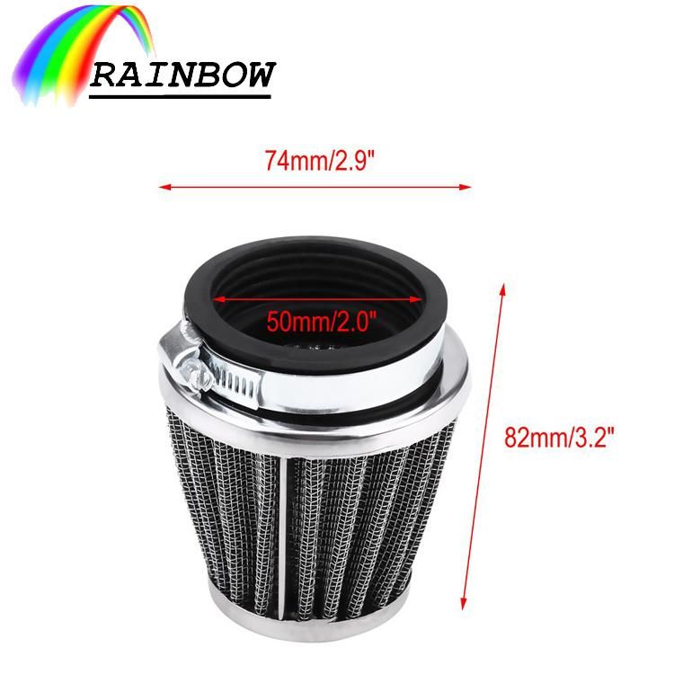 Factory Price Motorcycle Air Filters Round Tapered Clamp Air Filter Cleaner Universal for Honda