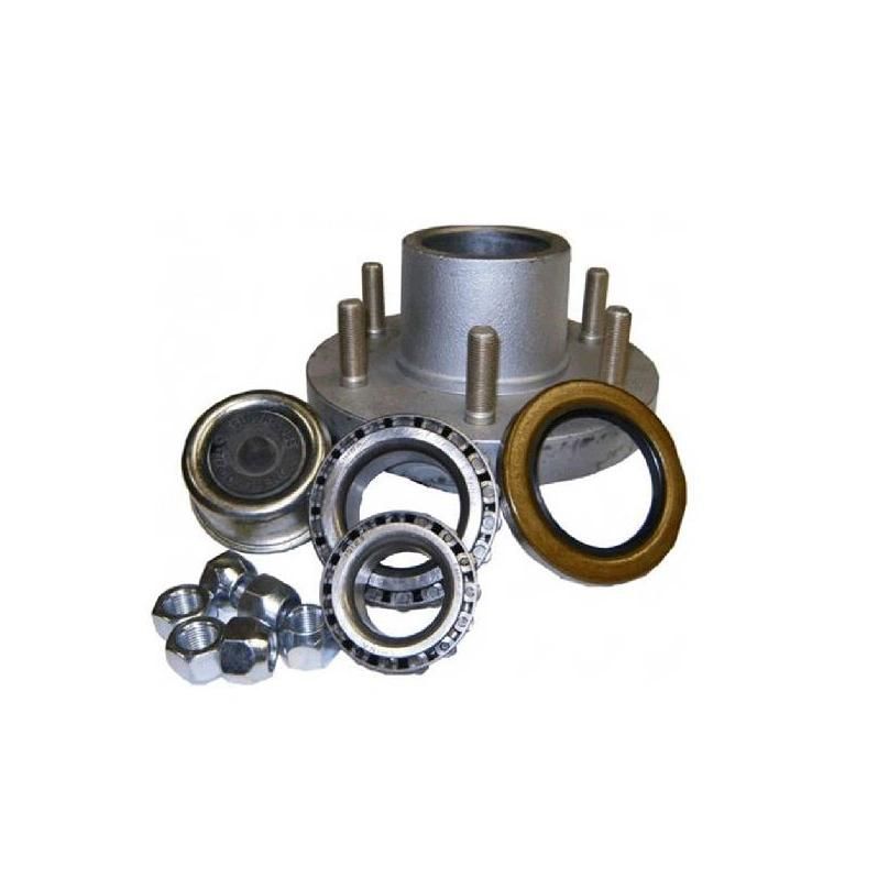 6 on 5-1/2" Trailer Hub Assembly to fit 6,000 lb Ez Lube Spindle
